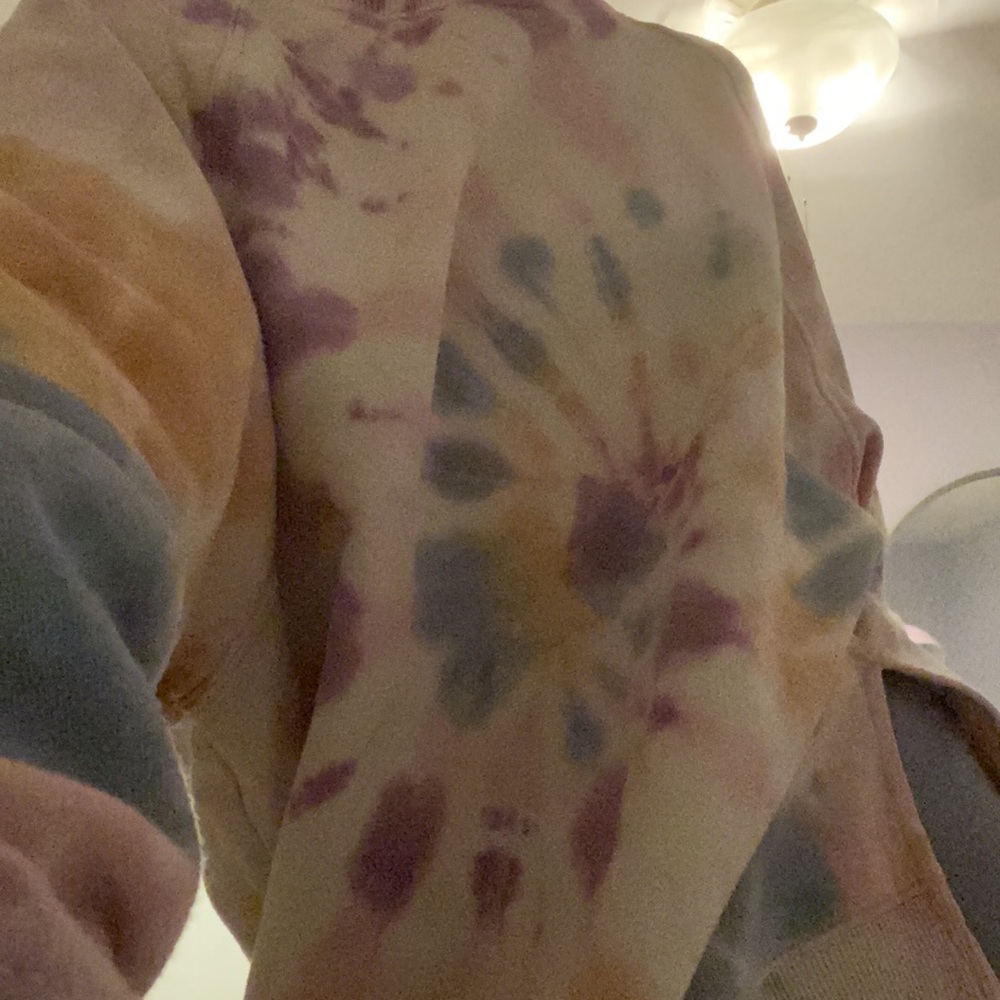 american eagle oversized tie dye crewneck nwot - Picture 2 of 3